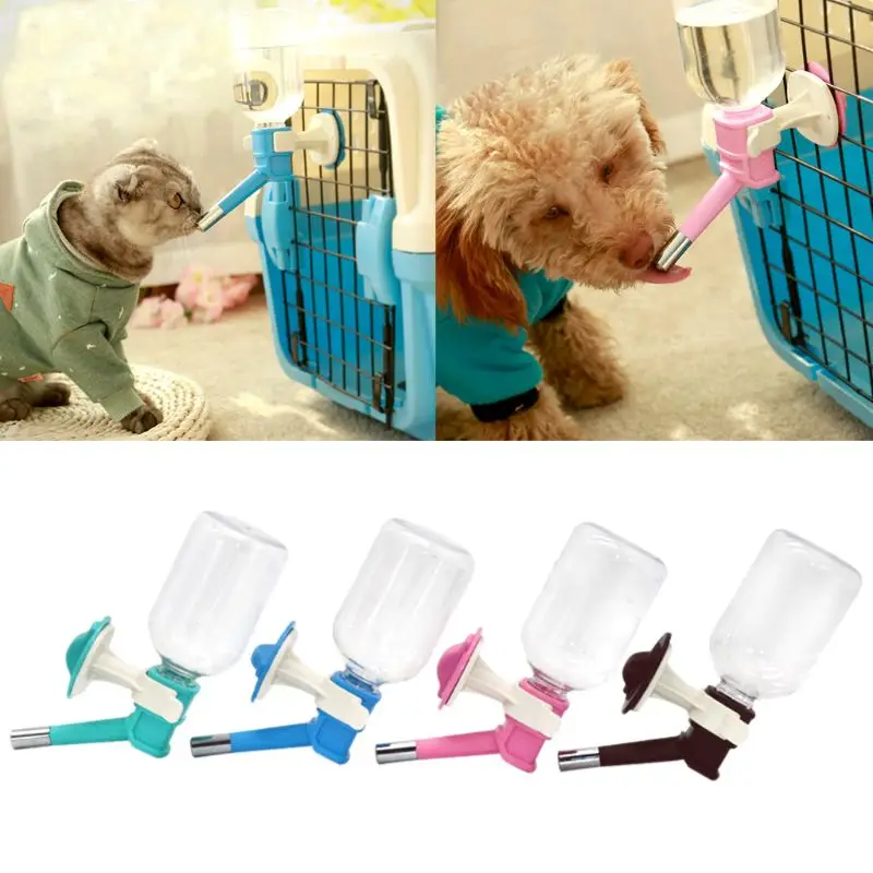

Pet Hanging Water Bottle No Drip Water Dispenser Rabbit Dog Cat Drinking Bottle