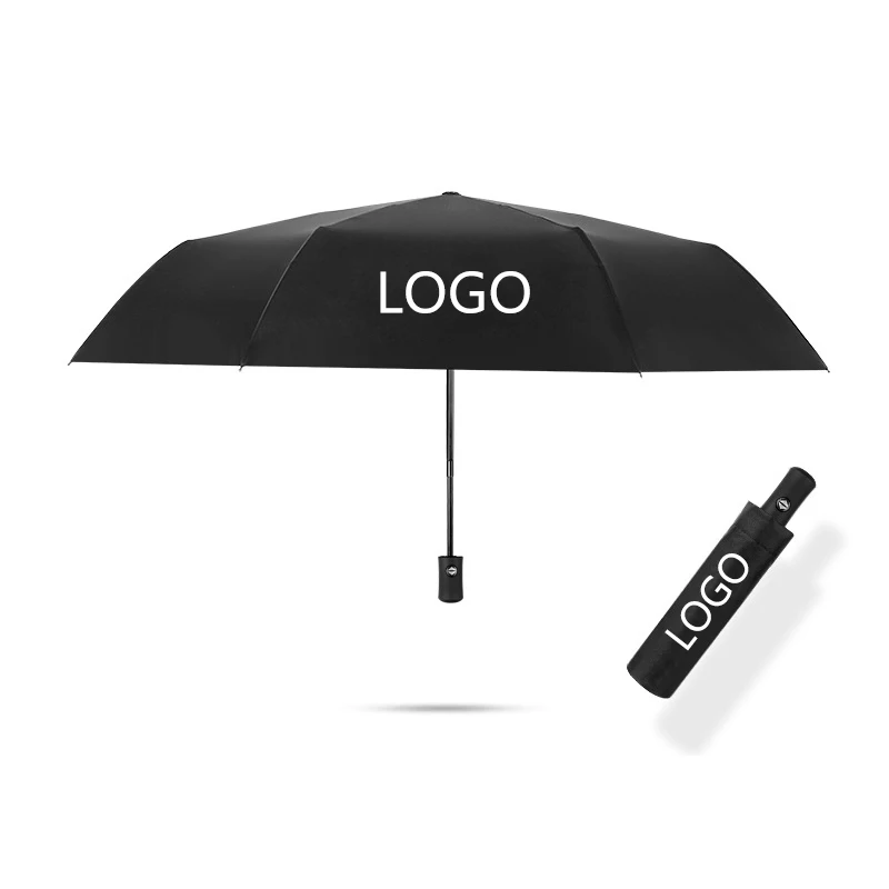 Entièrement automatique parapluie hommes noir affaires voiture parapluies pour volkswagen logo R mk4 mk5 passat b8 b7 b6 golf 5 6 7 | AliExpress
