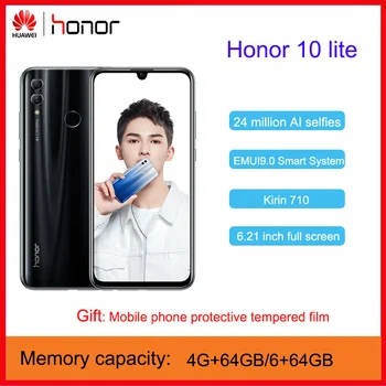 

Huawei Honor 10lite Dual Mode Dual SIM Dual Standby Full Netcom 4G Mobile Phone Dual SIM Dual Standby Black 6G+64G