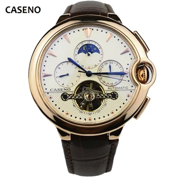 

Mechanical Wristwatches Men Automatic Stainless Steel Watch Top Brand Luxury Watches Mens Sport Reloj de hombres CASENO New 2020