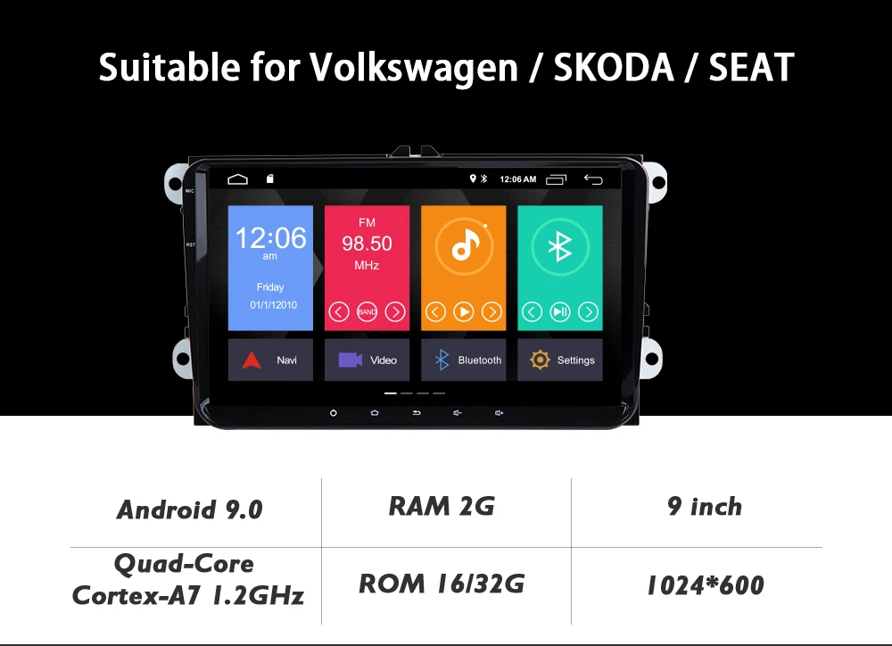 Flash Deal AutoRadio 2 Din Android Car Stereo DVD Player For koda/Octavia/Seat/VW/CC/PASSAT B6 B7 Golf 5 6 RAM 2GB 4 Core GPS Navi DAB DSP 0 Flash Deal AutoRadio 2 Din Android Car Stereo DVD Player For koda/Octavia/Seat/VW/CC/PASSAT B6 B7 Golf 5 6 RAM 2GB 4 Core GPS Navi DAB DSP 0