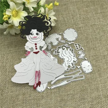

Dancing ballet girl doll Metal Cutting Dies for DIY Scrapbooking Album Paper Cards Decorative Crafts Embossing Die Cuts