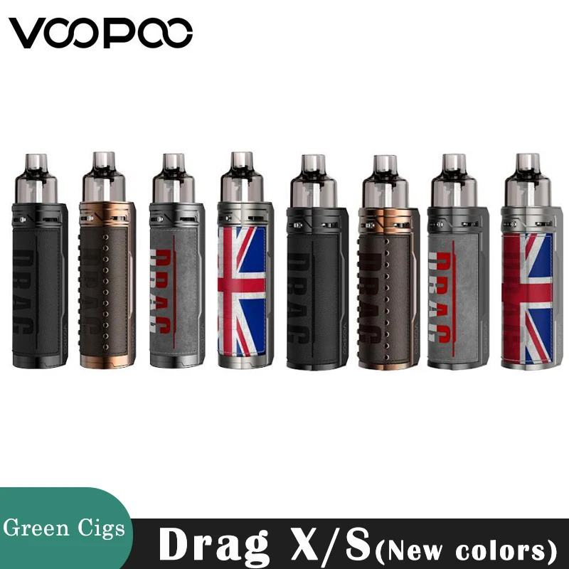 Оригинальный VOOPOO Drag X & S Pod Mod Vape Kit 80 Вт 60 4 5 мл картридж PnP-VM5 VM6 катушки испаритель