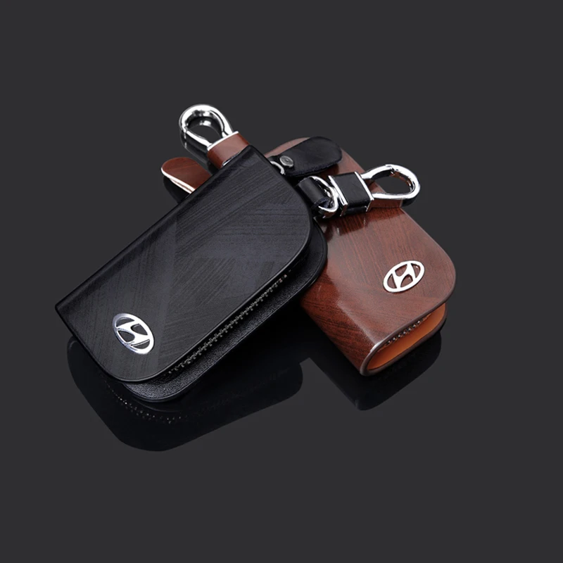 

car genuine leather key ring accessories wallets styling multi-function cover case key ring key bag For Hyundai Sonata IX35 etc.