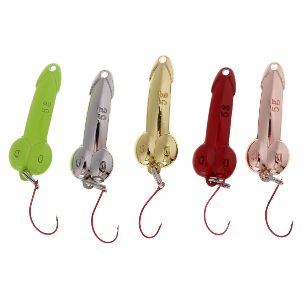 

5 Pieces 5g 10g Spoon Metal Fishing Lures Bright Bait Hard Lure Artificial Hard Bait Saltwater Sinking Tackles with Box