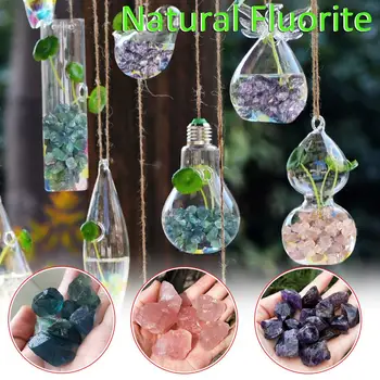 

Natural Pink Fluorite Crystal Raw Gemstone Raw Ore Specimen Crystal Quartz Stone Pointed Healing Wand 3 Color Available