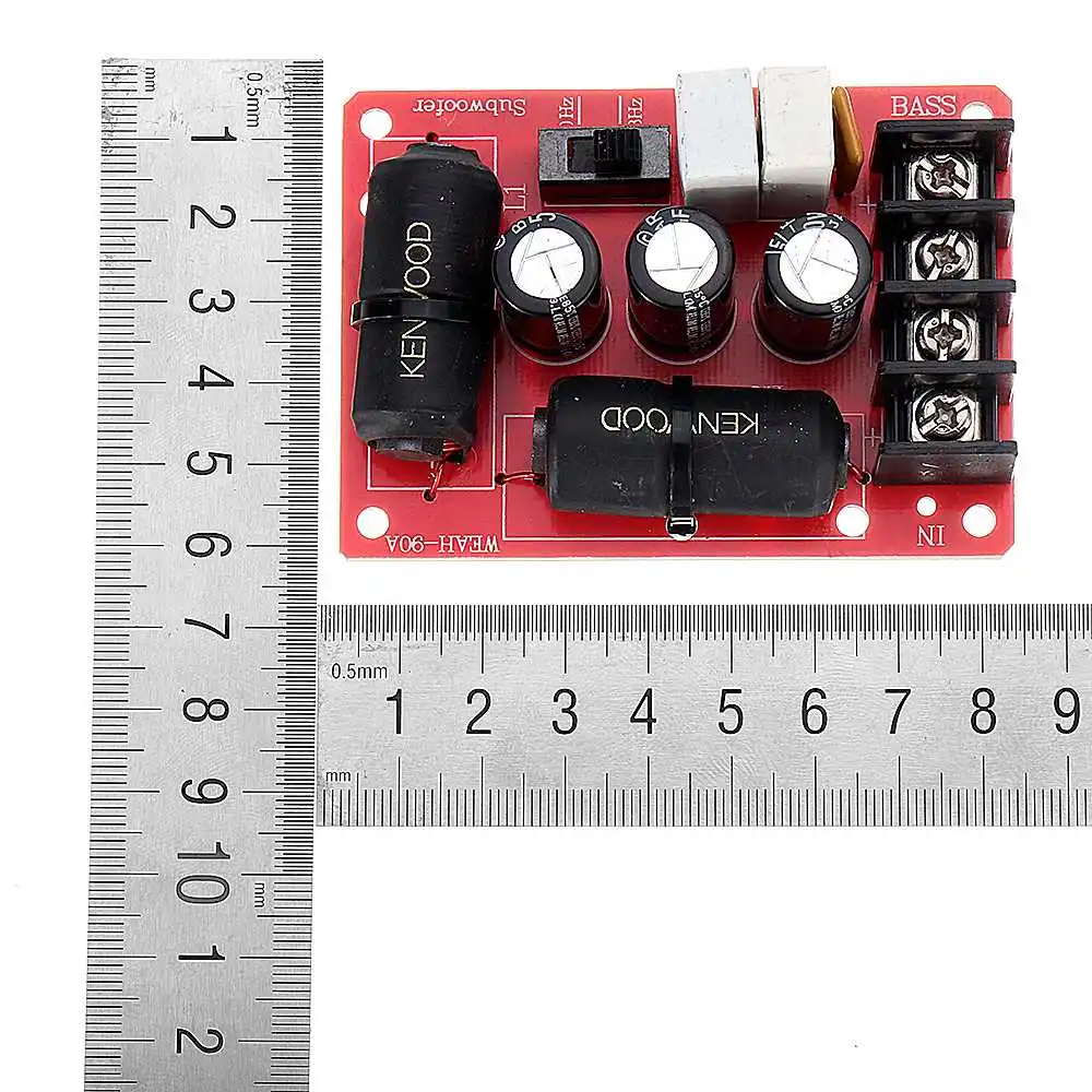 DIY 200W Audio Speaker Frequency Divider Module Subwoofer Crossover Solderless Bass Frequency Divider Module Speaker Accessories