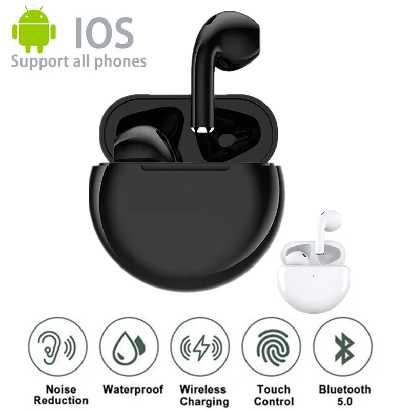 New Buds 4 TWS Wireless Earphone Bluetooth V5.0 Touch Sports Stereo Headset With HD Mic Active Noise Reduction For Android Ios