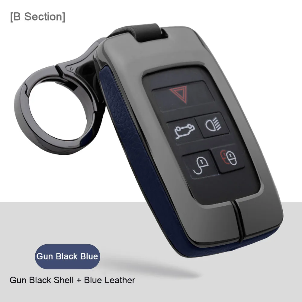 Чехол-бумажник с 5 кнопками для Land Rover Range Rover Sport Evoque Velar Discovery 5/Jaguar E-Pace key House