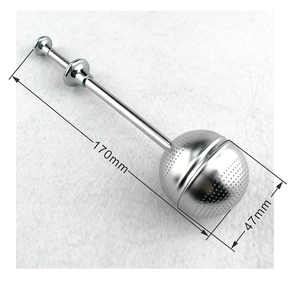 Ball Shape Stainless Steel Tea Infuser Strainer Handle Filter Durable Mesh Metal