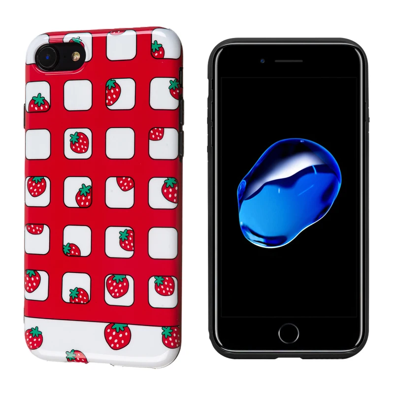 Роскошный Глянцевый IMD Мягкий силиконовый чехол для Apple iPhone X 10 XS Max XR 7 Plus 8 6S 6 милый
