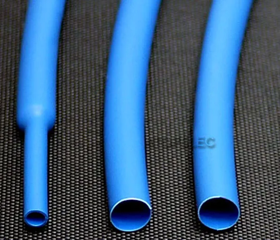 Синий 5M Polyolefin 2:1 Heat Shrink Tube 0.6mm/0.8mm/1mm/1.5mm/2mm/2.5mm/3mm/3.5mm/4mm/5mm/6mm Black/Red/Yellow/Green/Blue/White/Clear - Цвет: Синий