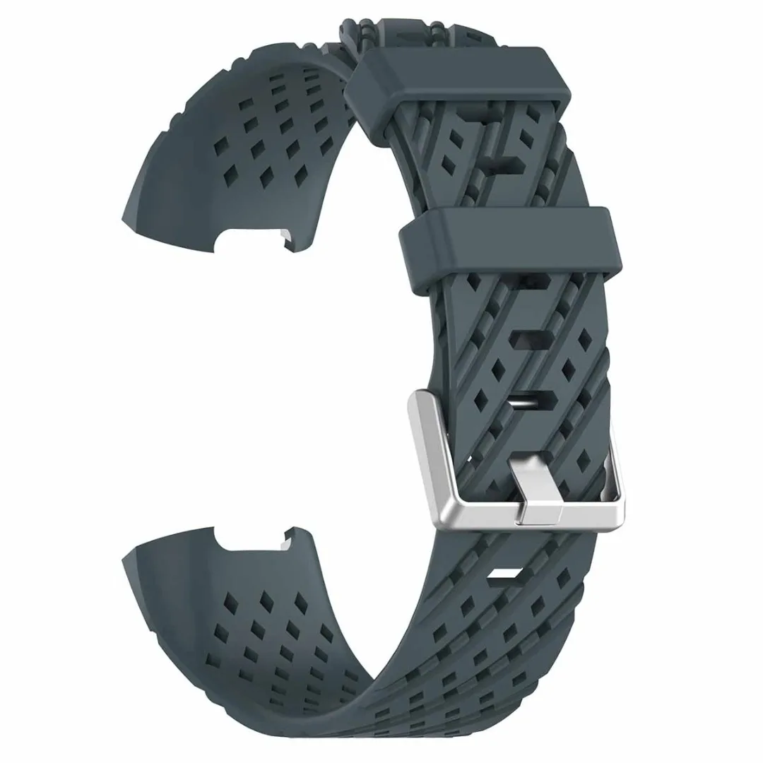 For Fitbit Charge 3 Silicone Watch Strap Sport Bracelet Trendy Twill Multi Hole Soft Silicone Wristband Strap Watch Accessories