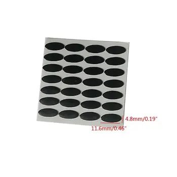 

28Pcs 0.6mm 11.6x4.8mm DIY Mouse Feet Mouse Skates For A4tech X7 X-760 Mouse R2JB