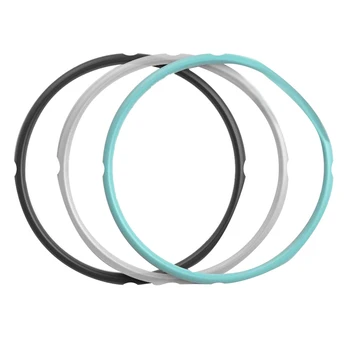 

6 Replaceable Silicone Gasket Sealing Ring for Pressure Cooker-Instant Cooker Accessories for 6Qt