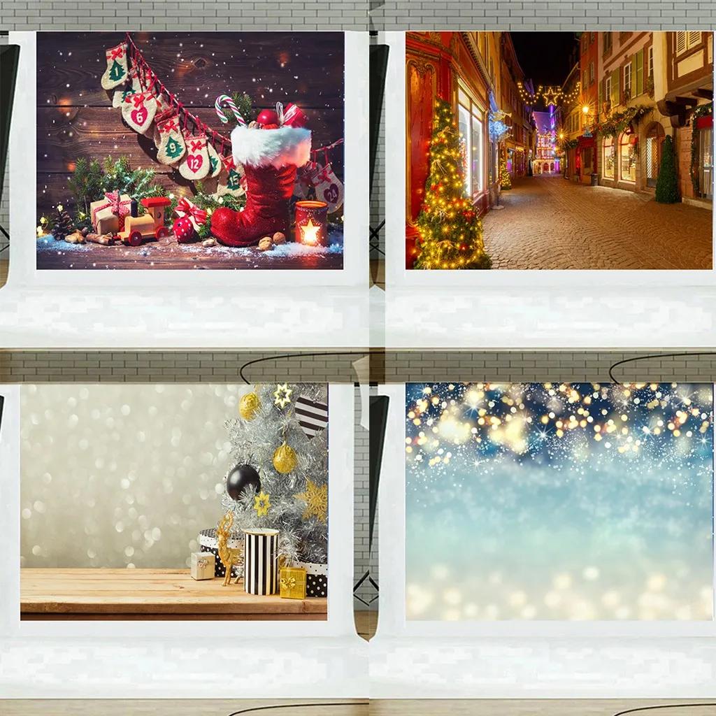 New Christmas Backdrops Vinyl Wall 5x3FT Digital Background Photography Studio