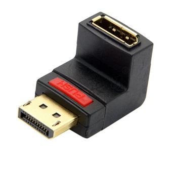 

Up Down Angled 90 Degree DP DisplayPort Male to Female Extension Adapter