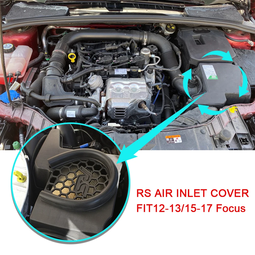 

Защитная впускная крышка Airbox фильтр воздушный Впускной фильтр для Focus Rs Kuga 2012-2018 комплект вентиляционных отверстий
