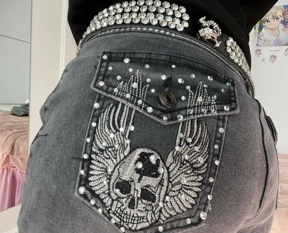 パンツ Y2K 00's Roen Skull Damage Jeans パンツ Y2K 00's Roen Skull Damage Jeans Y2K 00's Roen Skull