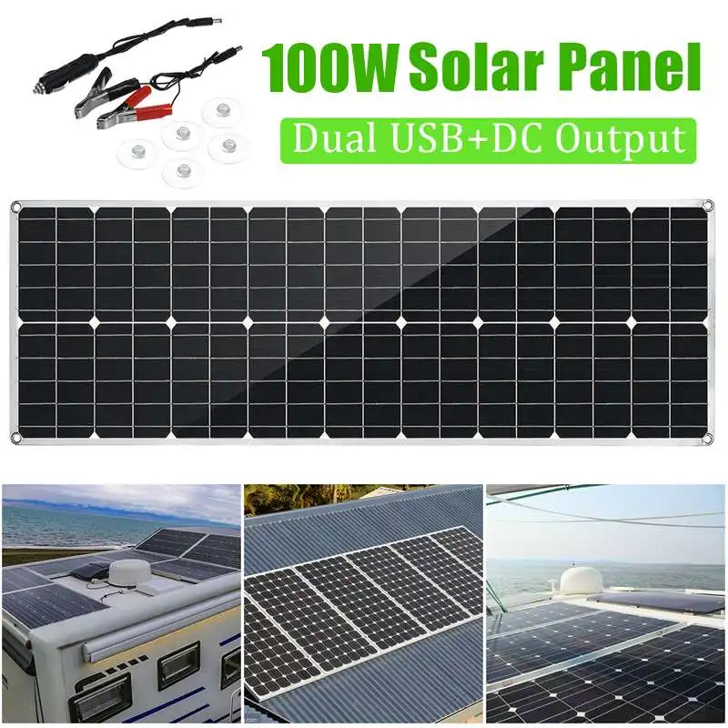 Гибкая фотопанель KINCO100W 18 в для езды на велосипеде альпинизма Походов