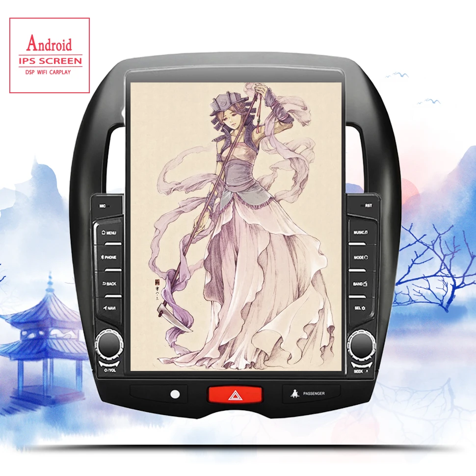 2.5D DSP Android 10 0 Автомобильный мультимедийный DVD-плеер для Mitsubishi ASX 2010 2011 2012-15