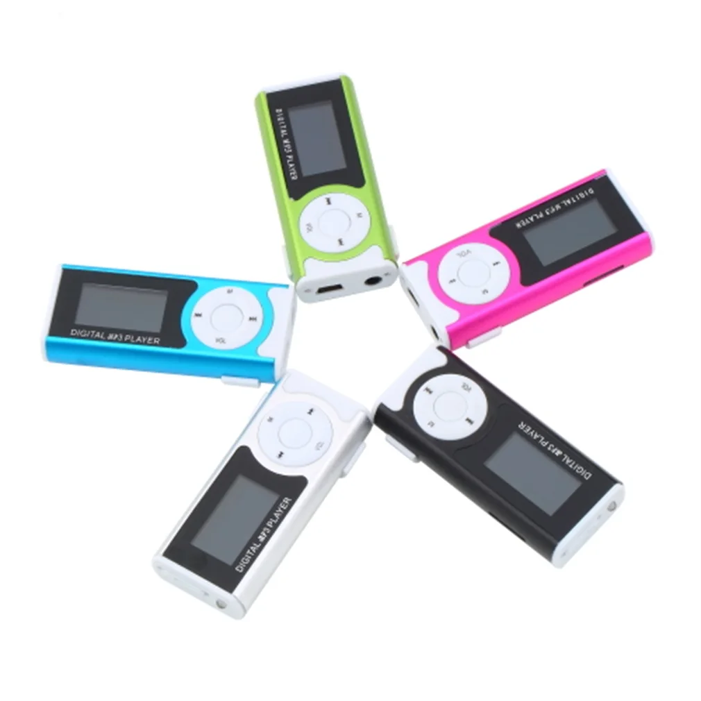 Mini USB Clip MP3 Media Player LCD Screen Support 16GB TF LED Light Exquisitely Designed Durable sony mp3 player