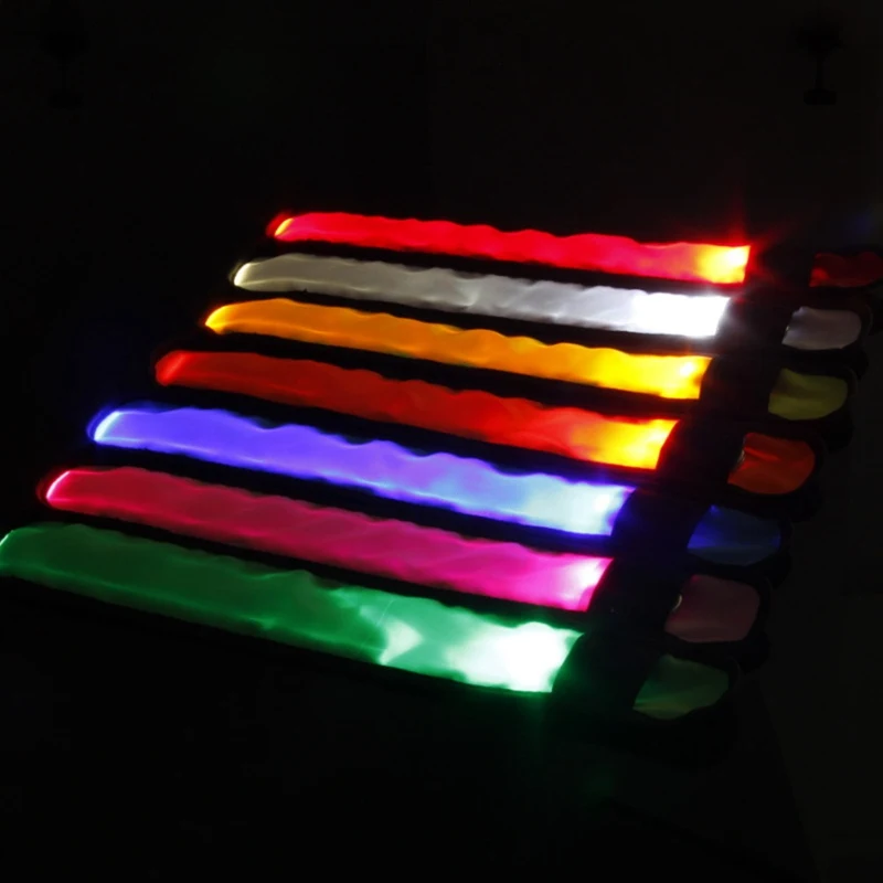 

LED Reflective Light Arm Armband Strap Safety Belt For Night Running Cycling Hand Strap Wristband Wrist Bracelets