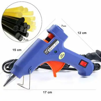 

With Hot Melt Glue Gun Stick PDR Props Dent Puller Lifter Paintless Hail Removal Repair Puller Lifter Car Body Glue Gun Kit
