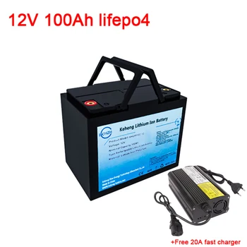 شراء100 ٪ RV/عربة جولف/يخت/البحرية/النسخ الاحتياطي Lifepo4 بطارية ليثيوم 12 فولت بطاريات أنظمة الطاقة الشمسية
