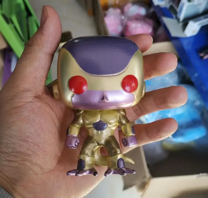 no retail package Funko Pop Dragon Ball Z Golden Frieza 47 виниловые фигурки Коллекция Модель игрушки 10 см - Цвет: no retail package
