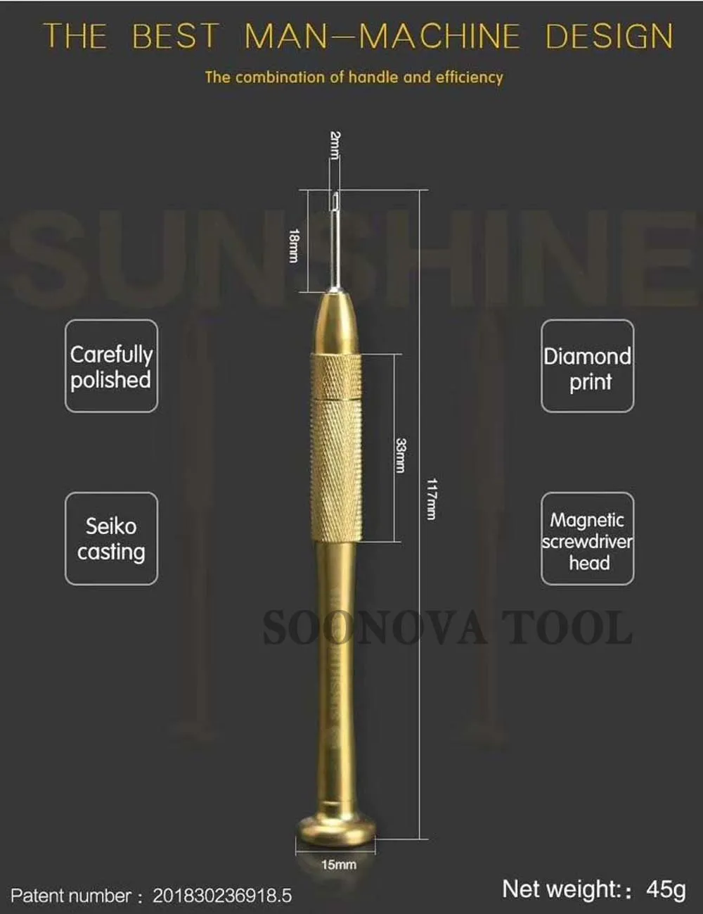 SS-718 ручка из чистой меди прецизионный ремонт телефона разборная отвертка домашние полезные мульти ручные инструменты для ремонта отвертка