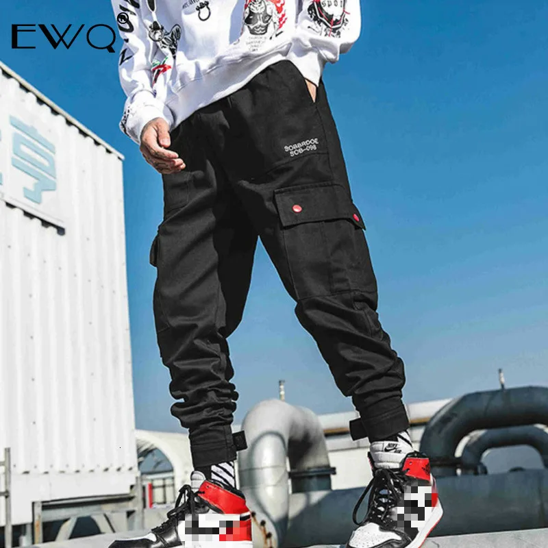 EWQ/Joggers Ankel-length камуфляжные штаны мужские японские спортивные штаны с карманами мужские корейские штаны спортивные штаны в стиле хип-хоп 4XL Tide 9A382