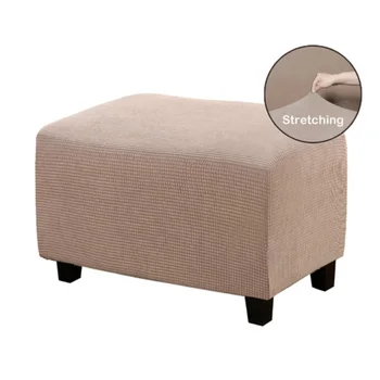 

Pedal Cover Thickened Elastic Foldable Storage Stool Furniture Protection Sticker Soft Rectangular Sofa Cover NEW