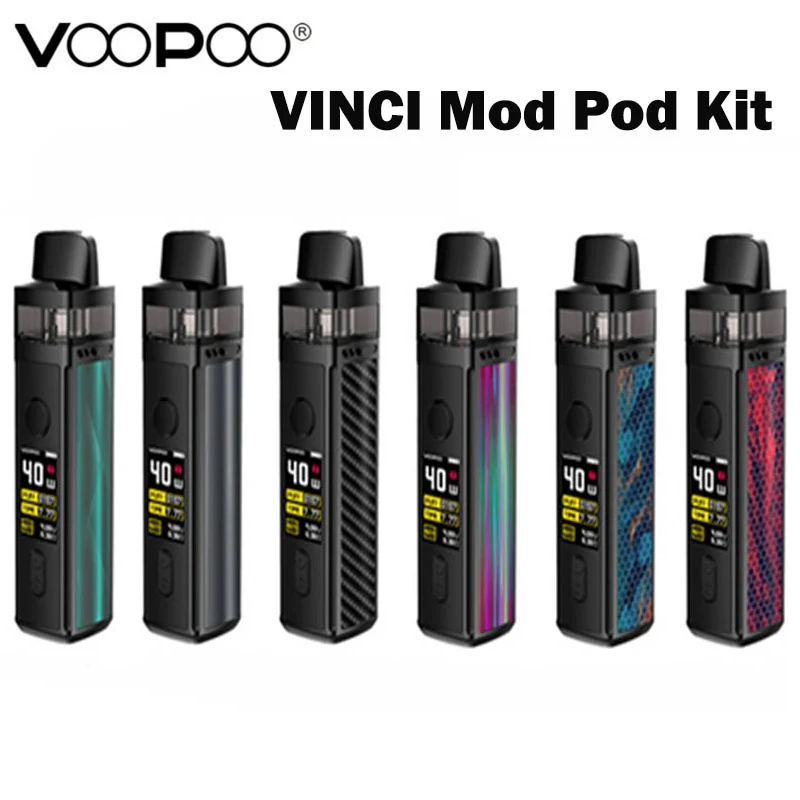 Original VOOPOO VINCI Mod Cápsula de 5,5 ml cápsula cartucho construido en 1500mAh caja Mod Vape Kit sistema de Pod Kit de cigarrillos electrónicos