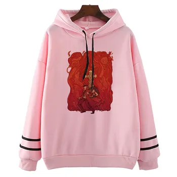 

Monsters Waltz Hoodies Autumn Girl Hoodies Ullzang Harajuku Print Loose Plus Size Hoodie Female Top Sweatshirt 90S