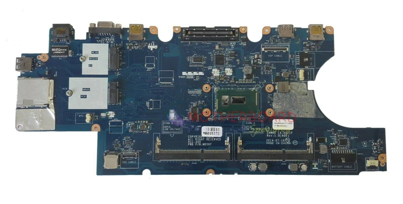 Vieruodis Dell Latitude E5550 Материнская плата ноутбука i7-5600u Процессор LA-A911P K9D27 0K9D27 CN-0K9D27