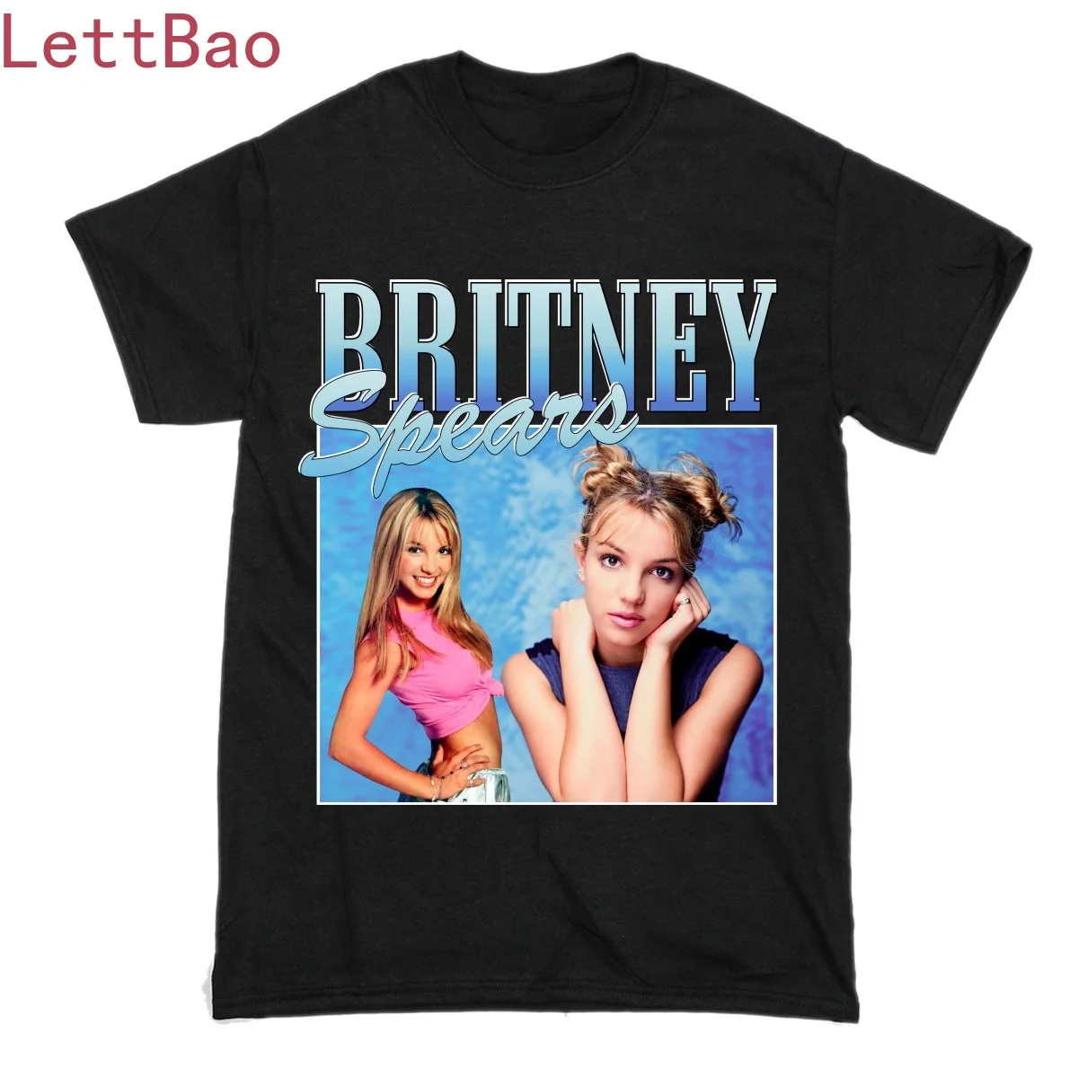 Мужская футболка с коротким рукавом в стиле Харадзюку Britney Spears повседневная