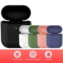 Ультратонкий держатель TPU для Apple Air Pods два мягкий силиконовый ударопрочный чехол для Airpods 2 Аксессуары Защитный чехол прозрачный