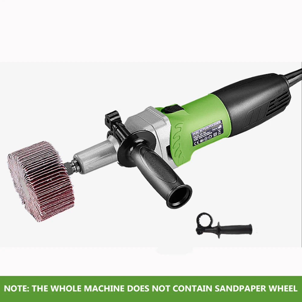 

800w Electric Metal Wire Drawing Machine Portable Polishing Machine for Wooden Stainless Steel Polishing with Grinding