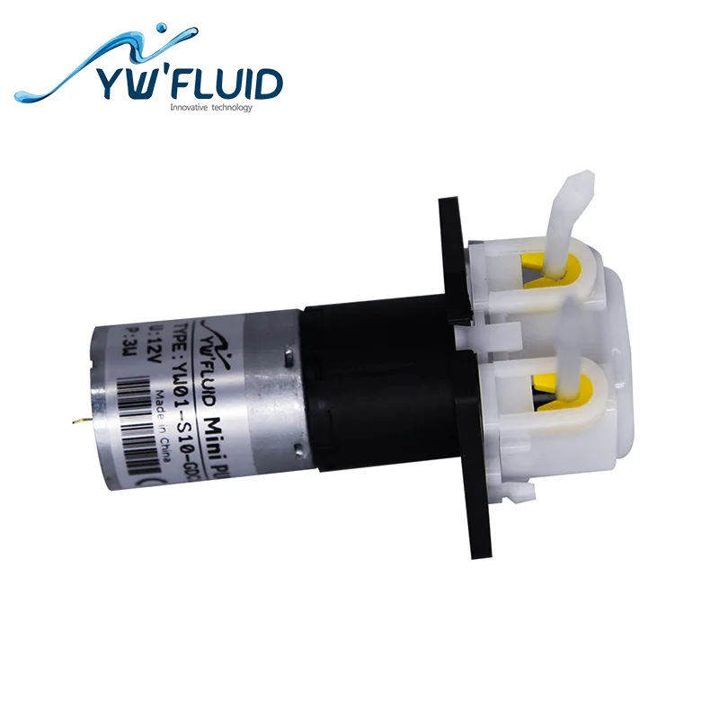 YWfluid 12В/24В высококачественный Микро перистальтический насос с