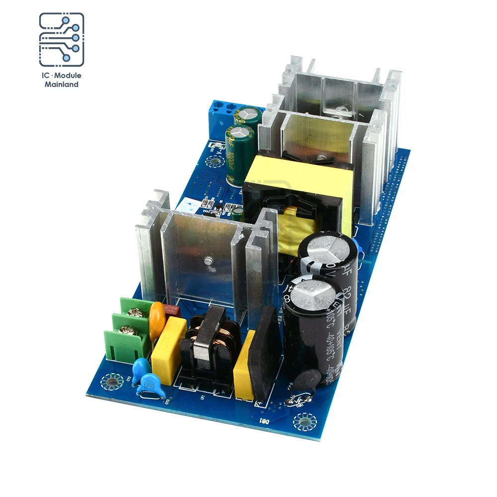 

AC DC 24V 4A 6A 8A High-Power Switching Power Supply Module 100W-240W Indicator Light Power Board Short-Circuit Protection