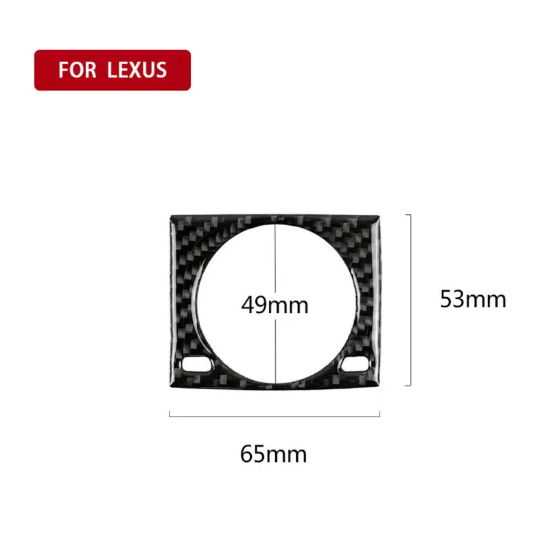 Car Center Console Clock Cover Trim Decorate Car For Lexus IS250 IS300 IS350- Car Decorative Sticker Cover Trim