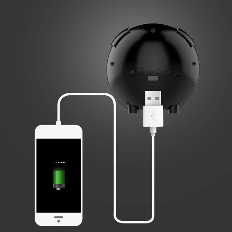 M20 многофункциональный 2 в 1 Мини Bluetooth динамик Портативный беспроводной внешний аккумулятор громкий динамик fm-радио Милая свинья в форме животного как Gif