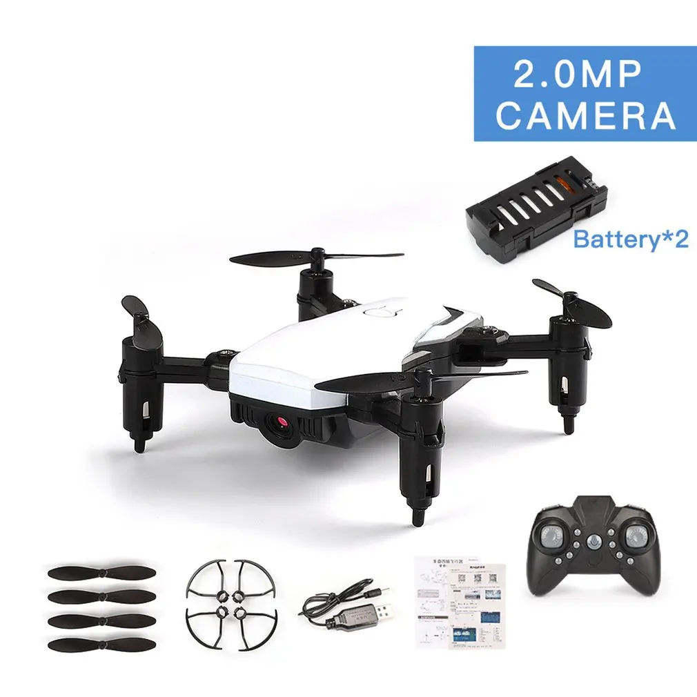 720p 2 battery LF606 Дрон камера FPV Квадрокоптер складной RC дроны HD высота Удержание мини Дрон детские игрушки RC вертолет - Цвет: 720p 2 battery