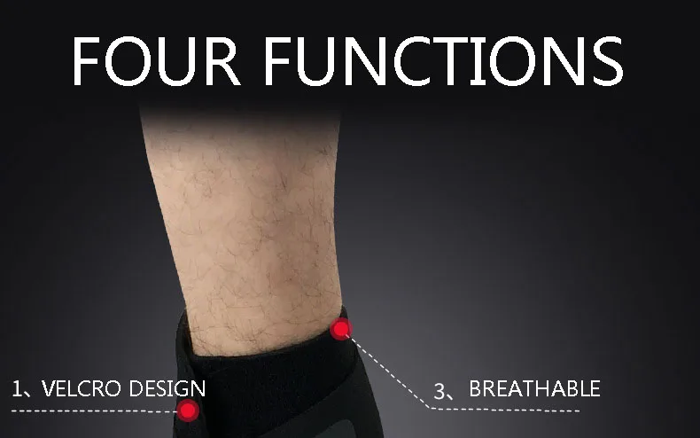 1 pcs Ankle Protector Sports Elastic Brace Adjustment Gear Elasticity Support Free Ankle Support Ankle Sports Foot Guard