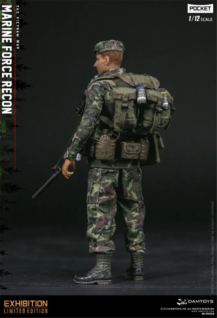 DAMTOYS плотина PES009 1/12 США Морская разведка компания солдат Коллекция Фигурки