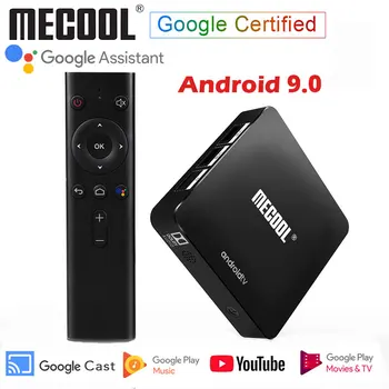 

Mecool Android 9.0 Google Certified TV Box MECOOL KM8 ATV 2GB 16GB Android 9 Smart TV box BT4.0 4K 2.4G WiFi Media Player