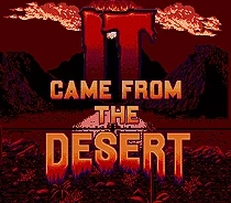 

It Came From The Desert 16 bit MD Game Card For Sega Mega Drive For Genesis
