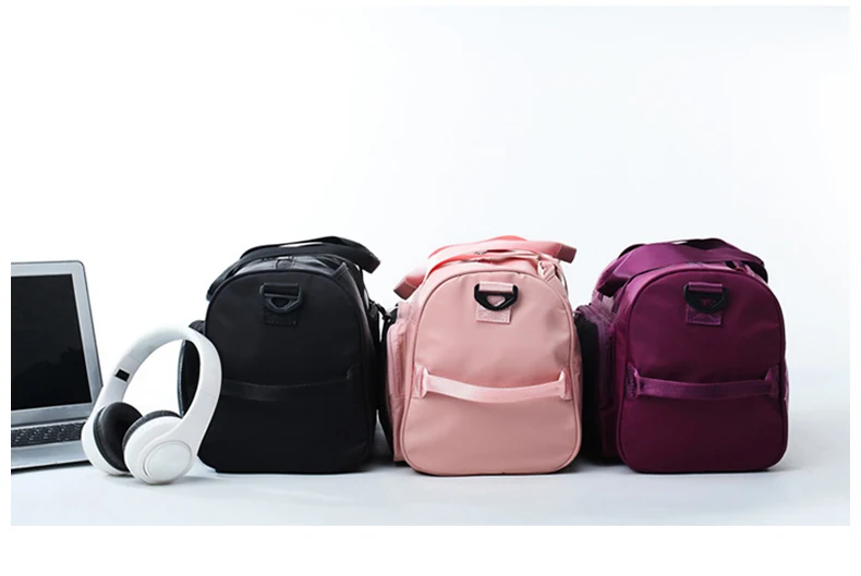 Fashion Gym Training Fitness Bag Women High Capacity Waterproof Travel Dry Wet Yoga Mat Bags Luggage Shoes Storage Shoulder Pack