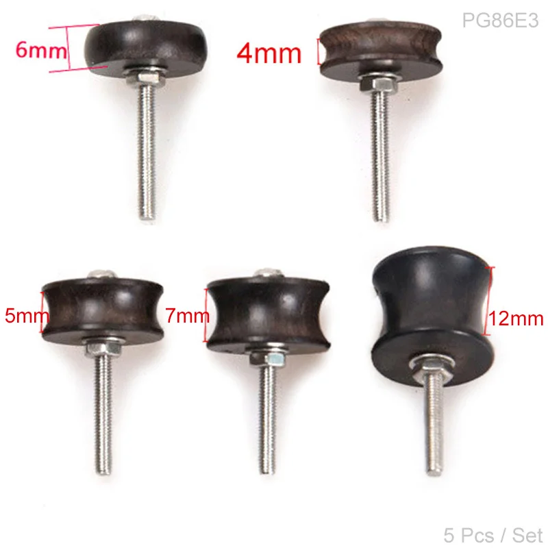 No.1-5 set of 5 pcs DIY Инструменты для шлифования кожи Мини Портативная дрель универсальная полировальная машина набор инструментов фиолетовый сандаловое дерево Шлифовальная головка костюм - Цвет: No.1-5 set of 5 pcs